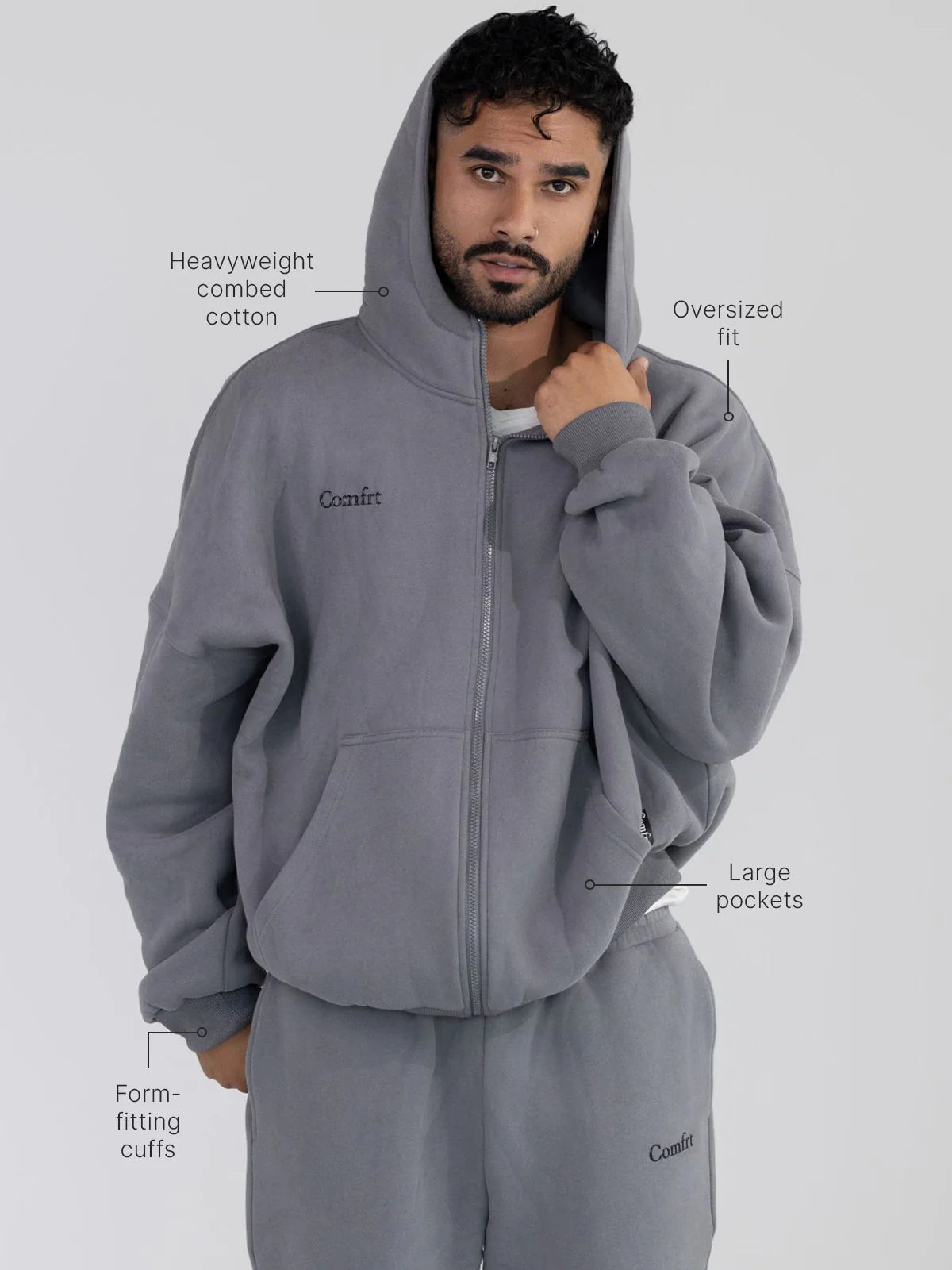 Cloud Zip Hoodie For Matured Women