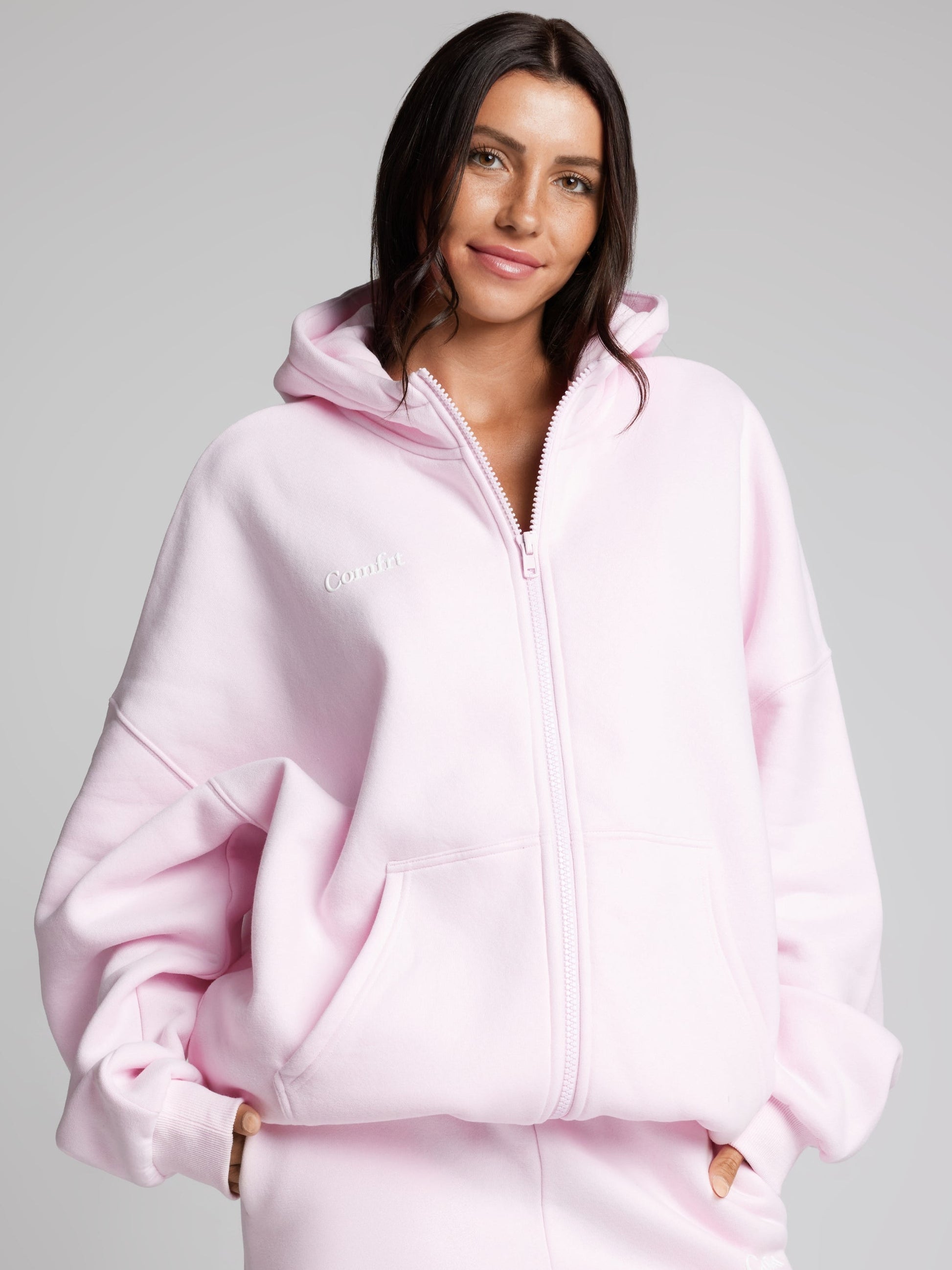 Cloud Zip Hoodie For Matured Women