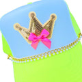 She Wears the Crown Trucker Hat / Neon Yellow & White Trucker Hat / Gold Crown Trucker Hat