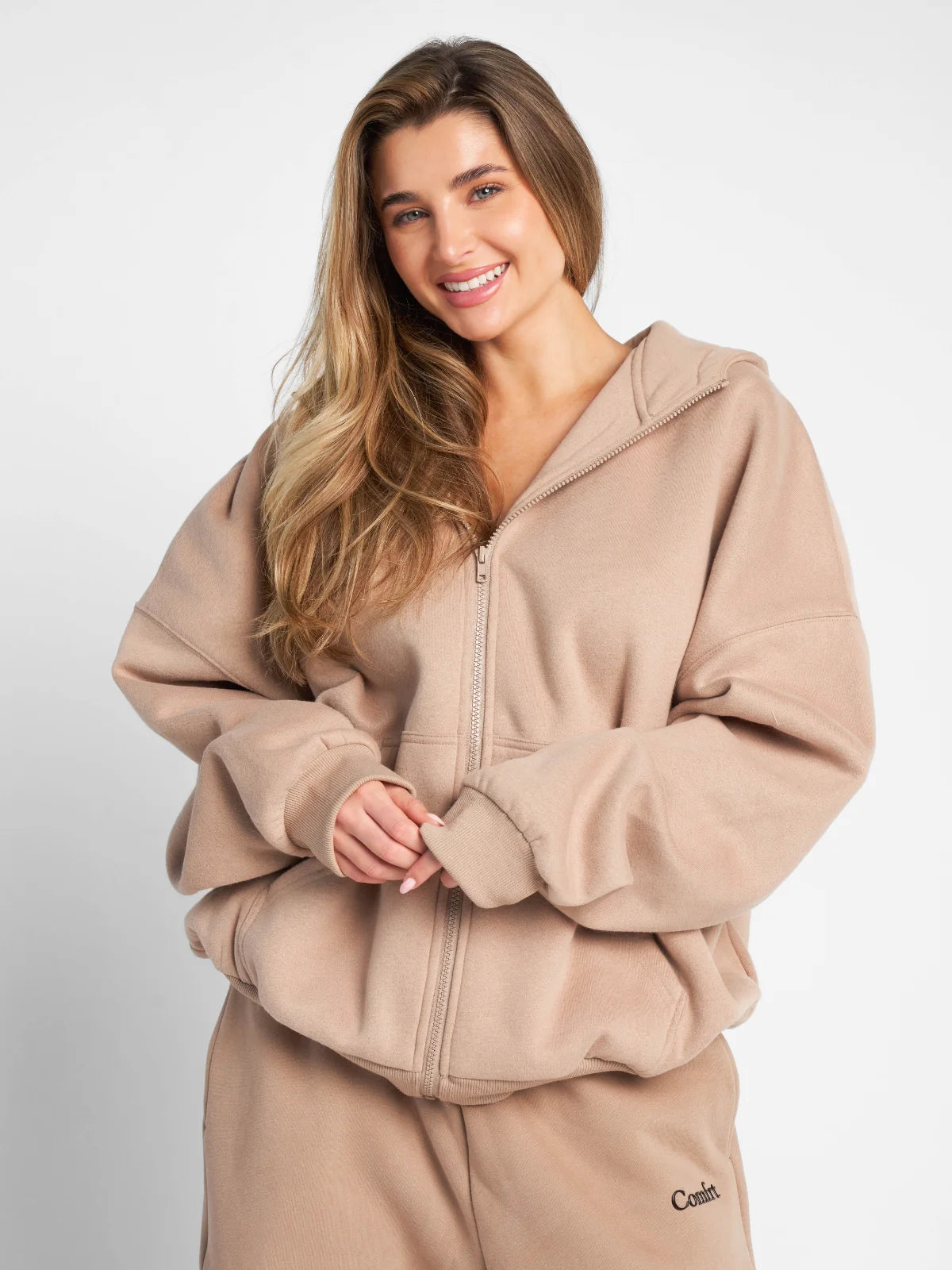 Cloud Zip Hoodie For Matured Women