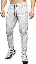 Mens Slim Joggers Tapered Sweatpants Gym Workout Pants for Running Athletic Casual
