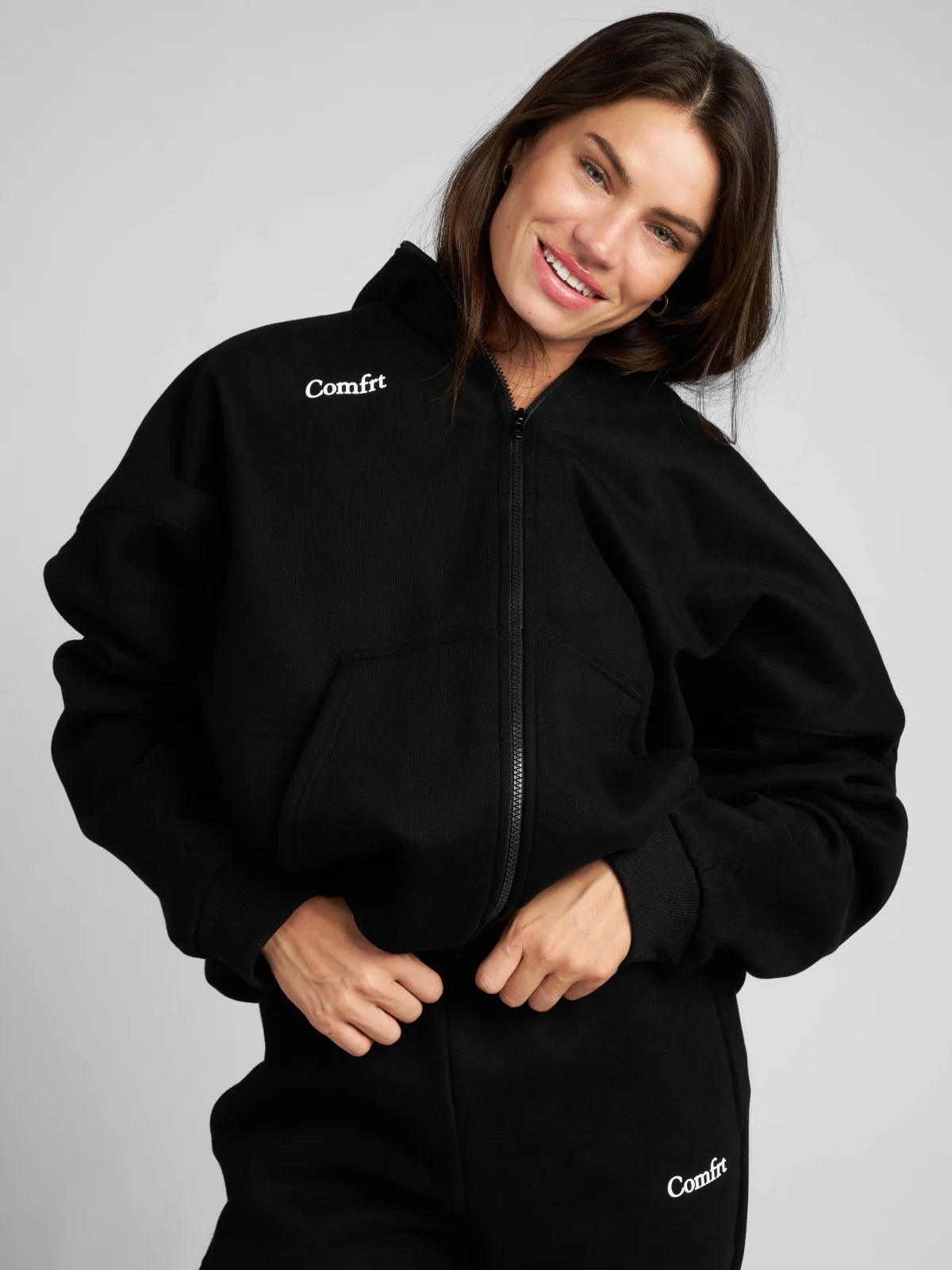 Cloud Zip Hoodie For Matured Women