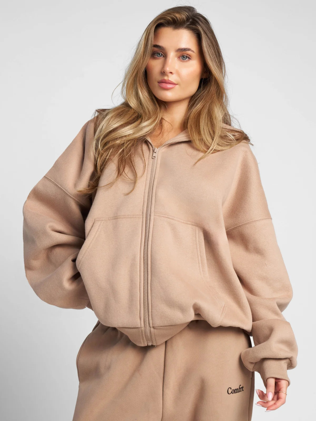 Cloud Zip Hoodie For Matured Women