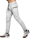 Mens Slim Joggers Tapered Sweatpants Gym Workout Pants for Running Athletic Casual