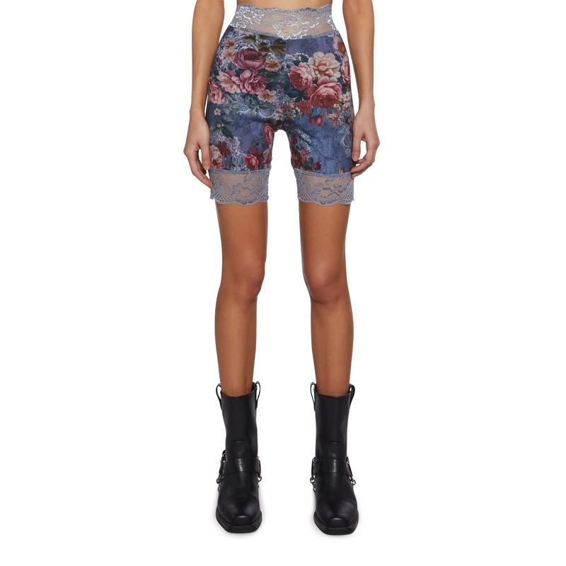 Rumor Romance Biker Shorts - Floral