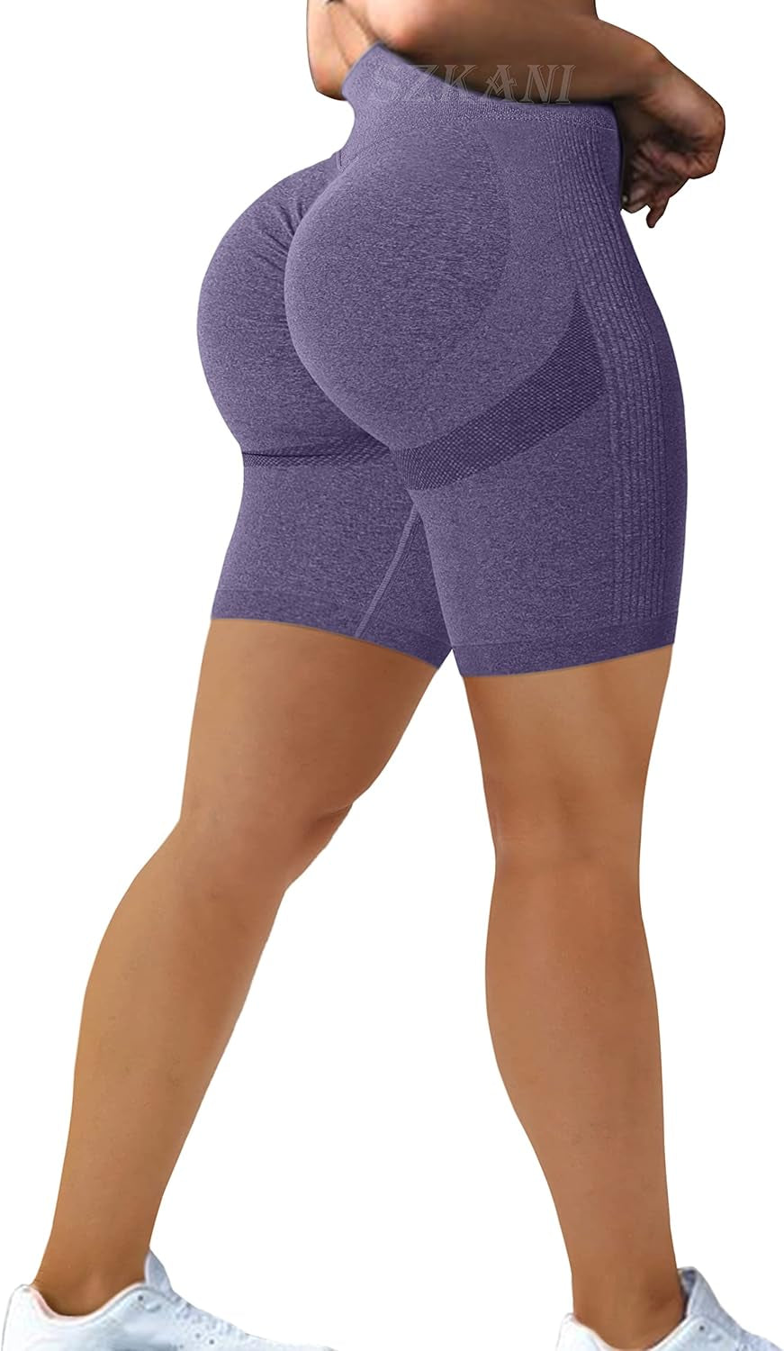 Scrunch Butt Lifting Seamless Shorts for Women High Waist Tummy Control Workout Biker Shorts Ruched Booty Lifting Leggings