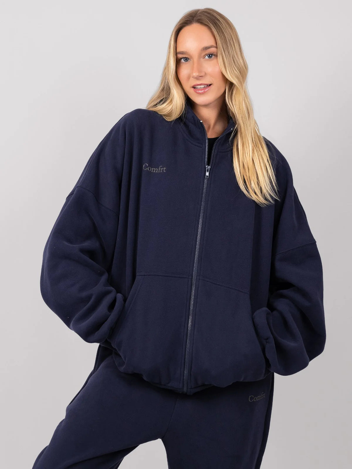 Cloud Zip Hoodie For Matured Women