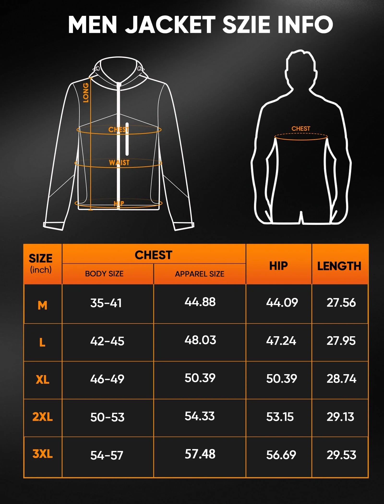 Men'S Heated Fleece Jacket with 20000Mah Battery Fleece Hoodie Black M