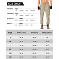 Men'S Hiking Pants Lightweight Cargo Pants Quick Dry Water Resistant Golf Joggers with Zipper Pockets Elastic Waist Pants
