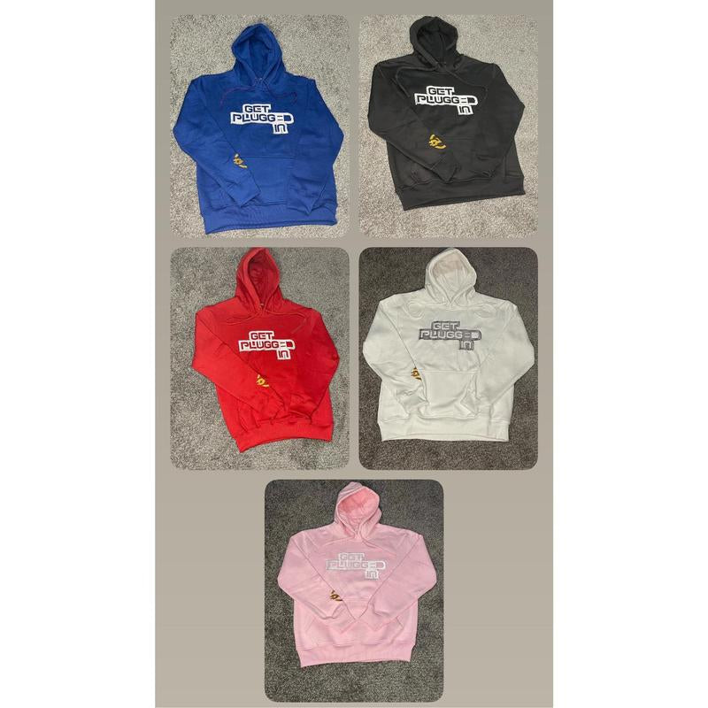 Getpluggedin Embroidery Hoodies