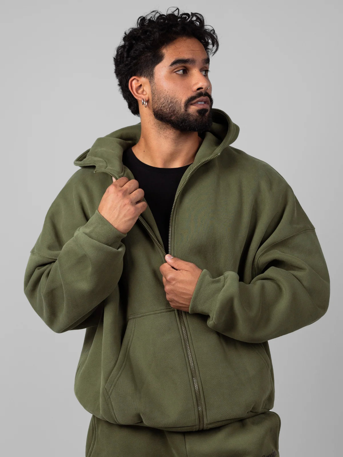 Cloud Zip Hoodie For Matured Women