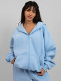 Cloud Zip Hoodie For Matured Women