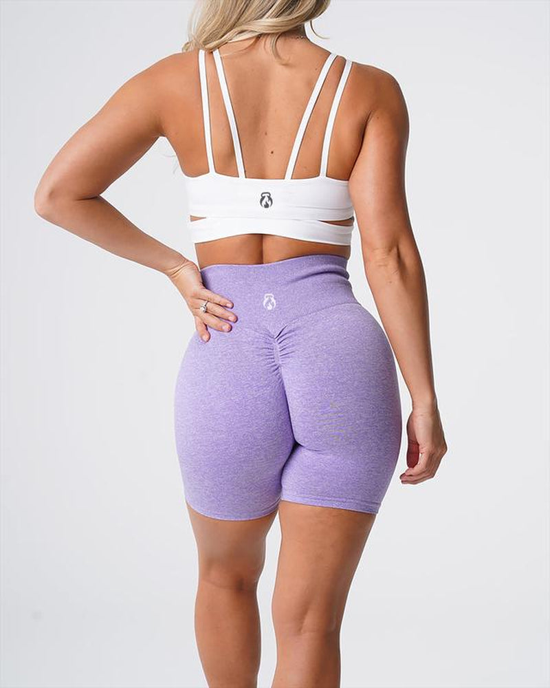 Lilac Scrunch Shorts for women