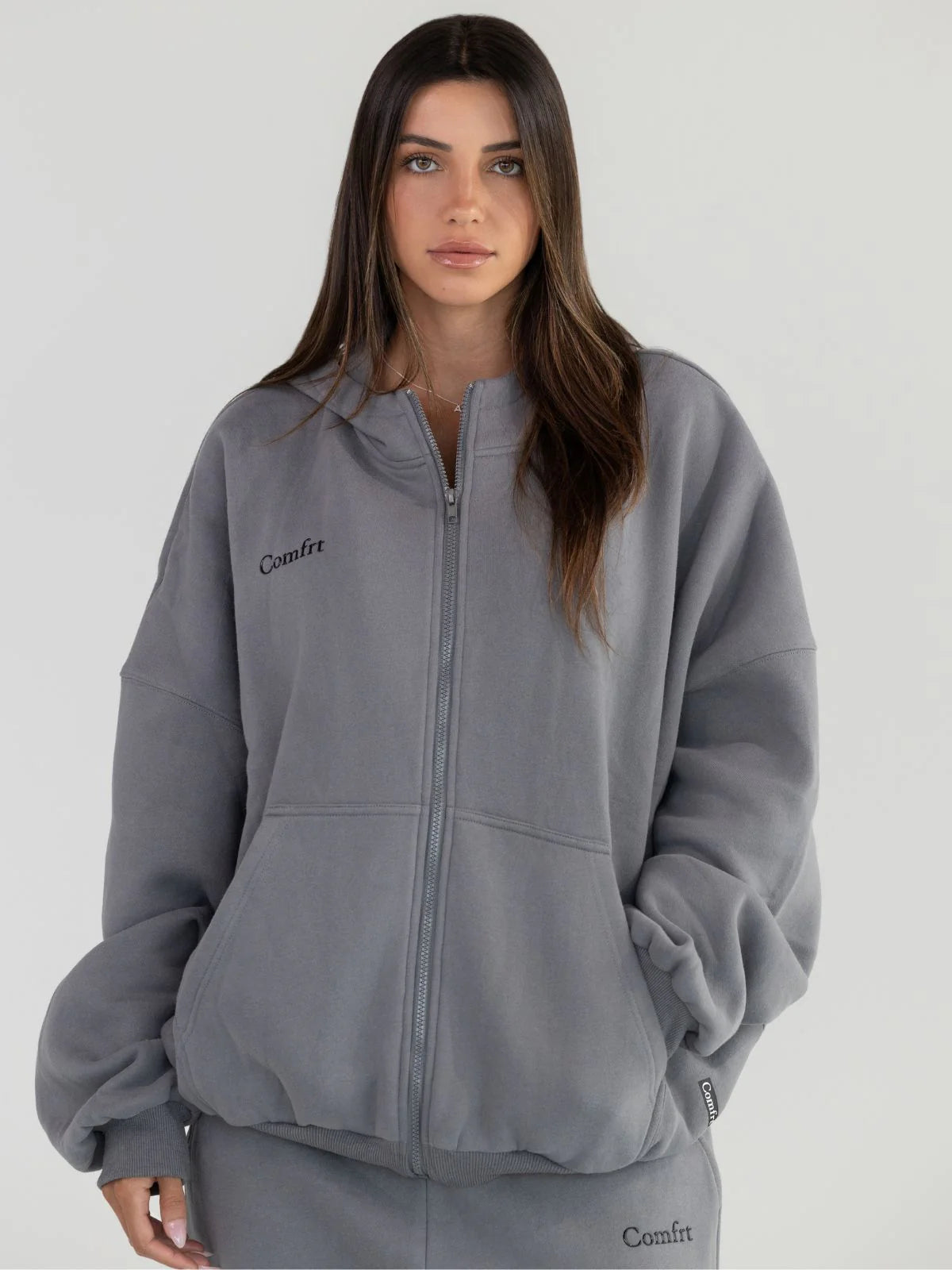 Cloud Zip Hoodie For Matured Women