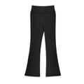 BIG ELEPHANT Girls Flare Leggings, Bootcut Yoga Pants for Kids, High Waisted Bell Bottoms for Dance Workout