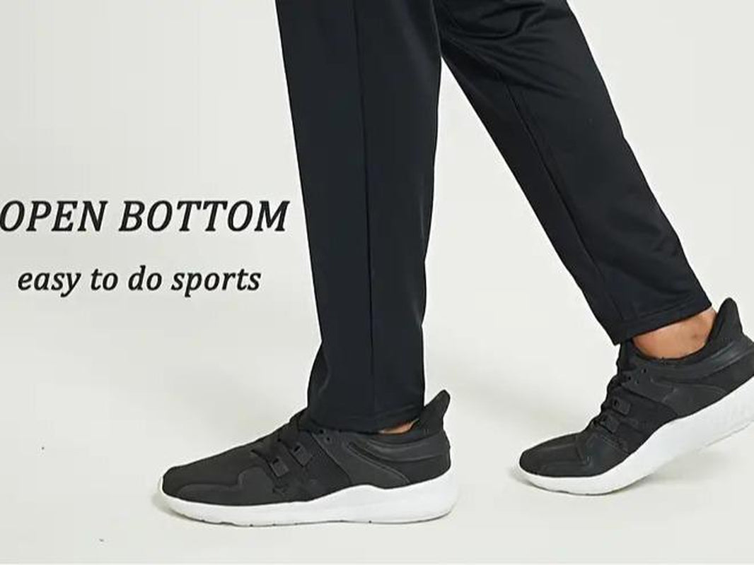 Men'S 2 Pack Sweatpants with Zipper Pockets Jogging Pants Suit Tapered Athletic Pants for Men Running,Workout,Lounge Men'S Tapered