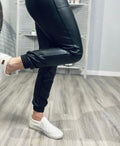 Girls Night In Faux Leather Joggers - RegPlus