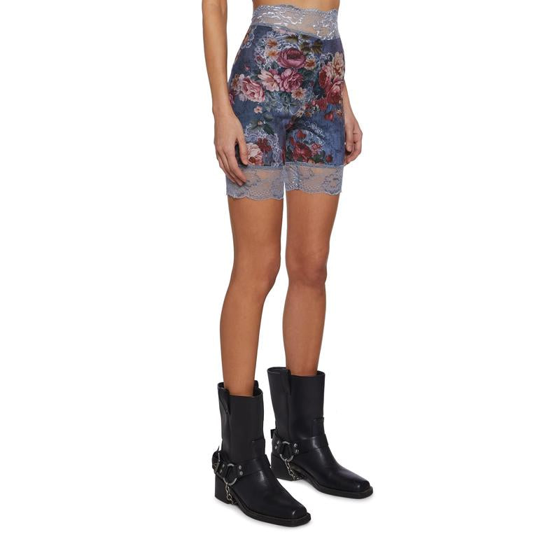 Rumor Romance Biker Shorts - Floral