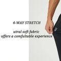 2 Pack Men'S Sweatpants with Zipper Pockets Jogging Pants Suit Tapered Athletic Pants for Men Running,Workout,Lounge
